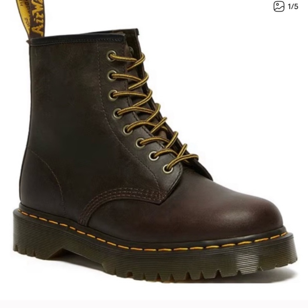Dr. Martens 1460 - Crazy Horse Leather - dark brown